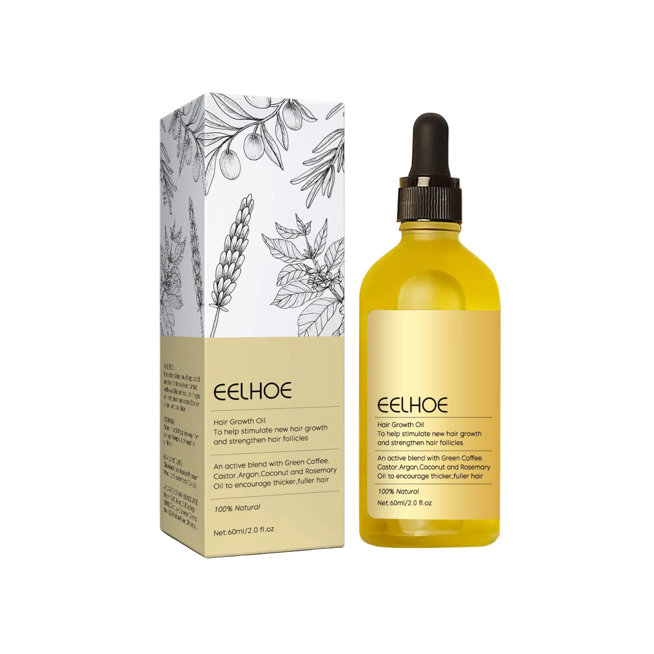 Aceite Esencial Capilar Vegano – Fortalece y Estimula el Crecimiento del Cabello